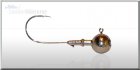 Rundkopf Jig mit Gamakatsuhaken 5 Stück Größe 4/0 mit Jig 22