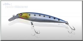 Zanderwobbler Succed Minnow 14 cm Farbe Blue Silver